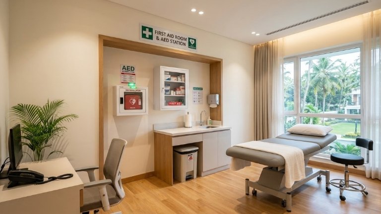 First aid room