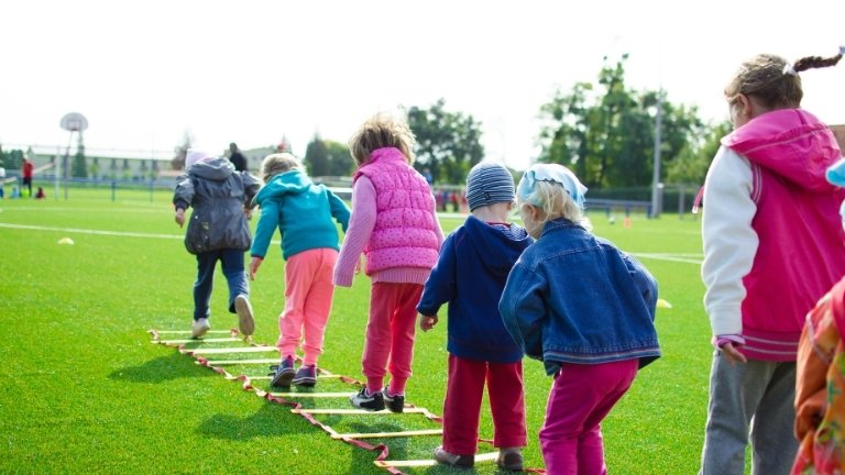 children play area